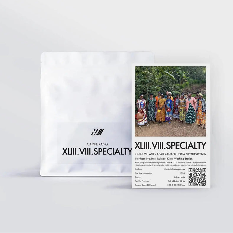 XLIII Coffee - Kinini Village Abateranankunga Washed Bourbon | Rwanda