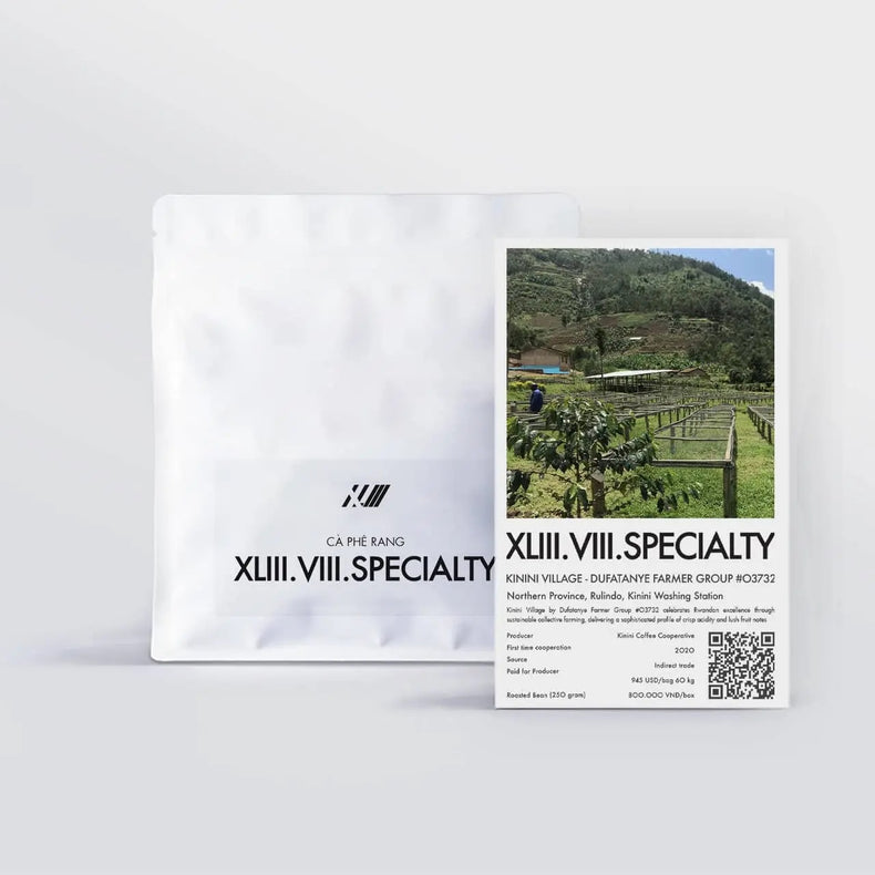 XLIII Coffee - Kinini Village Dufatanye Washed Bourbon | Rwanda