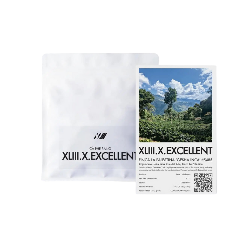 XLIII Coffee - Finca La Palestina "Gesha Inca" Washed | Peru