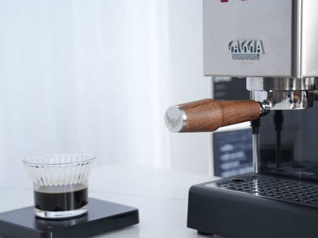 KNODOS Bottomless Portafilter | Rosewood / Walnut - Sigma Coffee UK