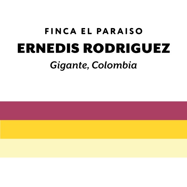 H&S Coffee Roasters - Colombia Ernedis Rodriguez