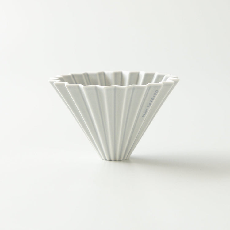 ORIGAMI Ceramic Dripper – M Matte Grey