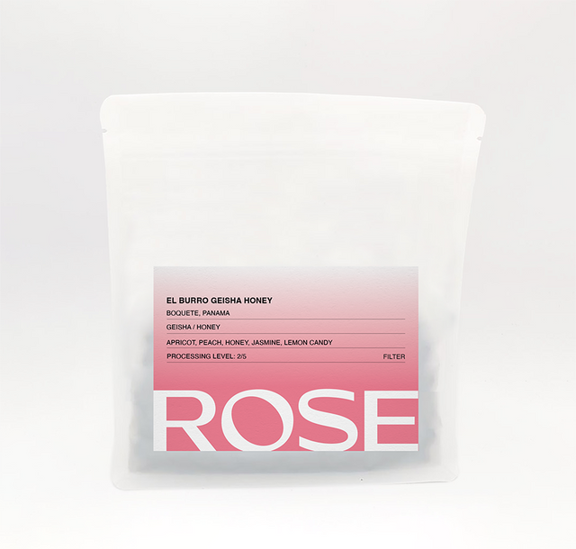 Rose Coffee Roasters - El Burro - Honey Geisha | Panama - Sigma Coffee UK