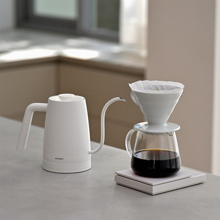 Hario Lyra Electric Coffee Drip Kettle (800ml) - White - Sigma Coffee UK
