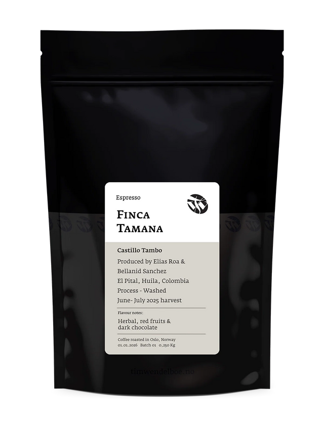 Tim Wendelboe - Finca Tamana Castillo Espresso | Colombia - Sigma Coffee UK