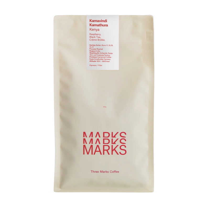 Three Marks Coffee - Kamavindi Kamathura - Washed | Kenya