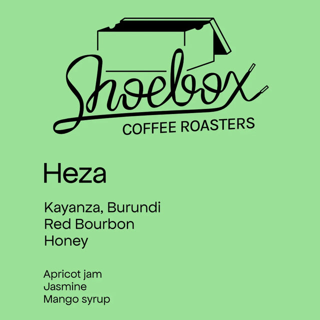 Shoebox Coffee Roasters - Heza Hill PB Honey | Burundi - Sigma Coffee UK