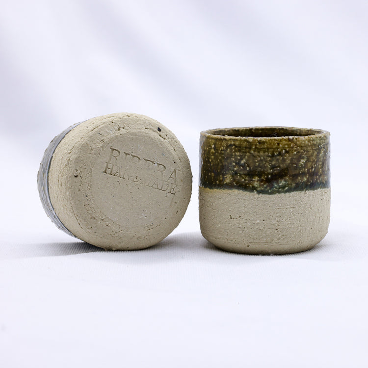 Bluverde Picollo Handmade Ceramic Milled Stoneware Espresso Mug - Sigma Coffee UK