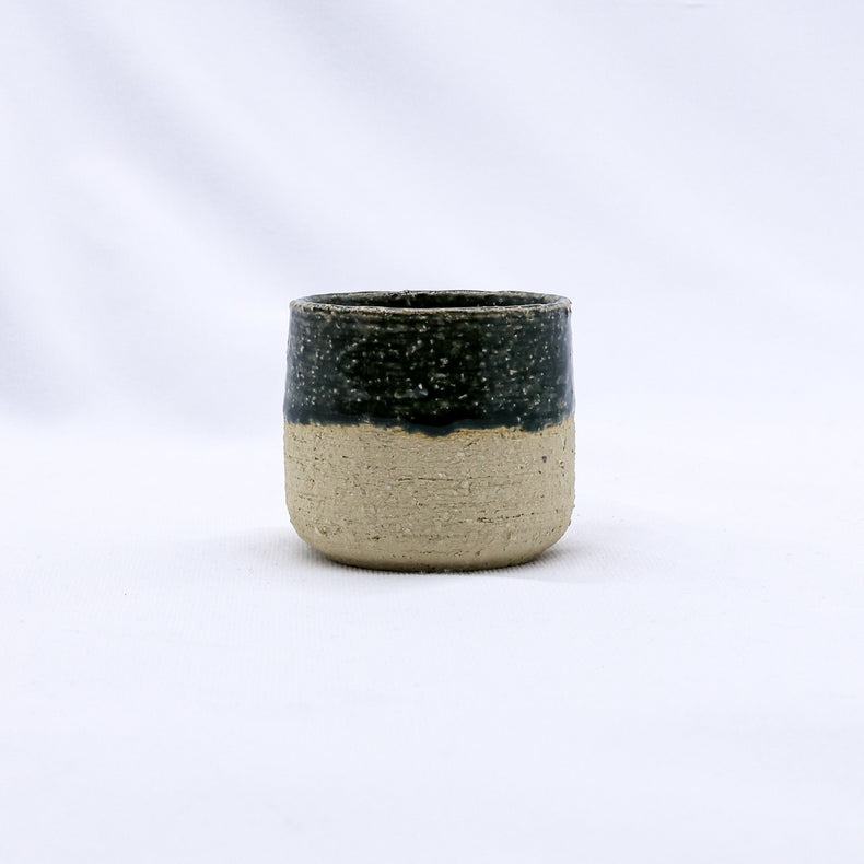 Bluvio Handmade Ceramic Milled Stoneware Espresso Mug