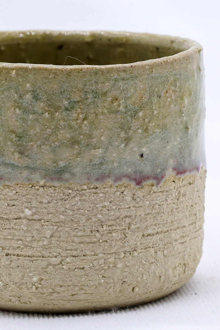 Beige Picollo Handmade Ceramic Milled Stoneware Espresso Mug - Sigma Coffee UK