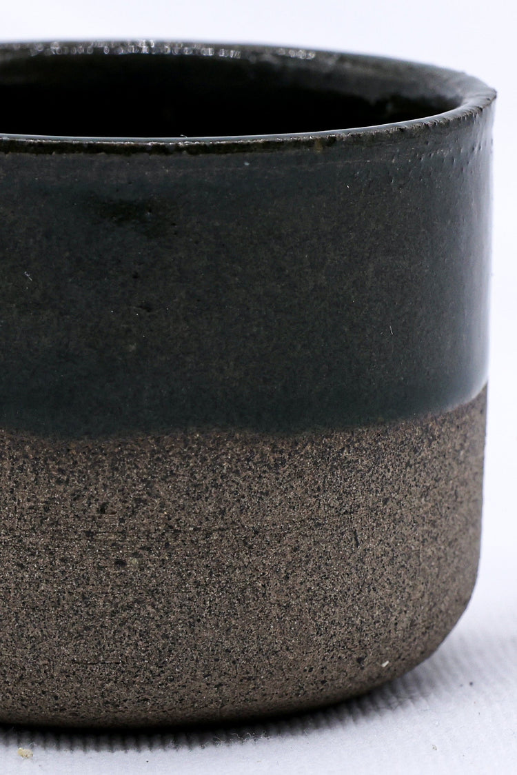 Green Picollo Smoked Grey Handmade Ceramic Stoneware Espresso Mug - Sigma Coffee UK