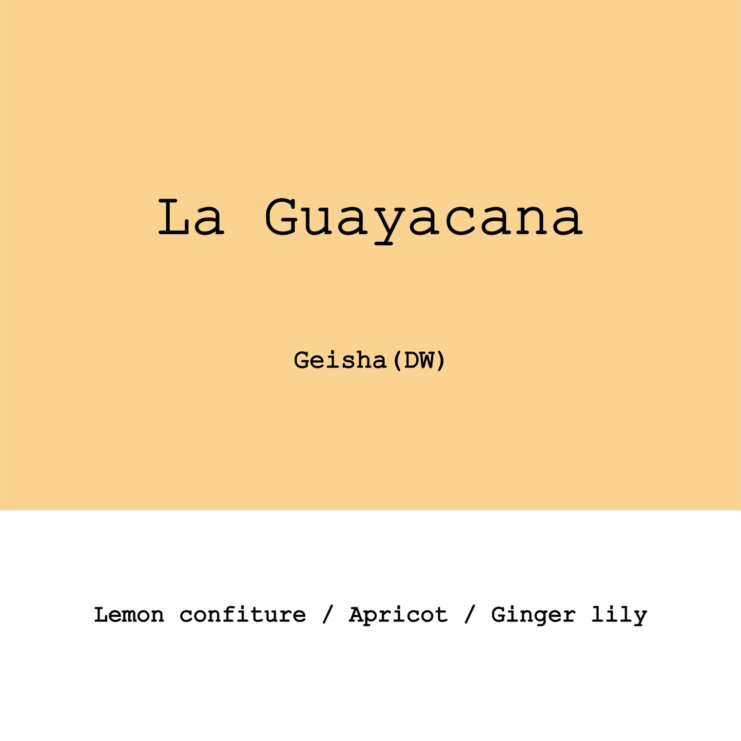 Goût & Co - Colombia La Guayacana, Gesha Double Ferment Washed - Sigma Coffee UK