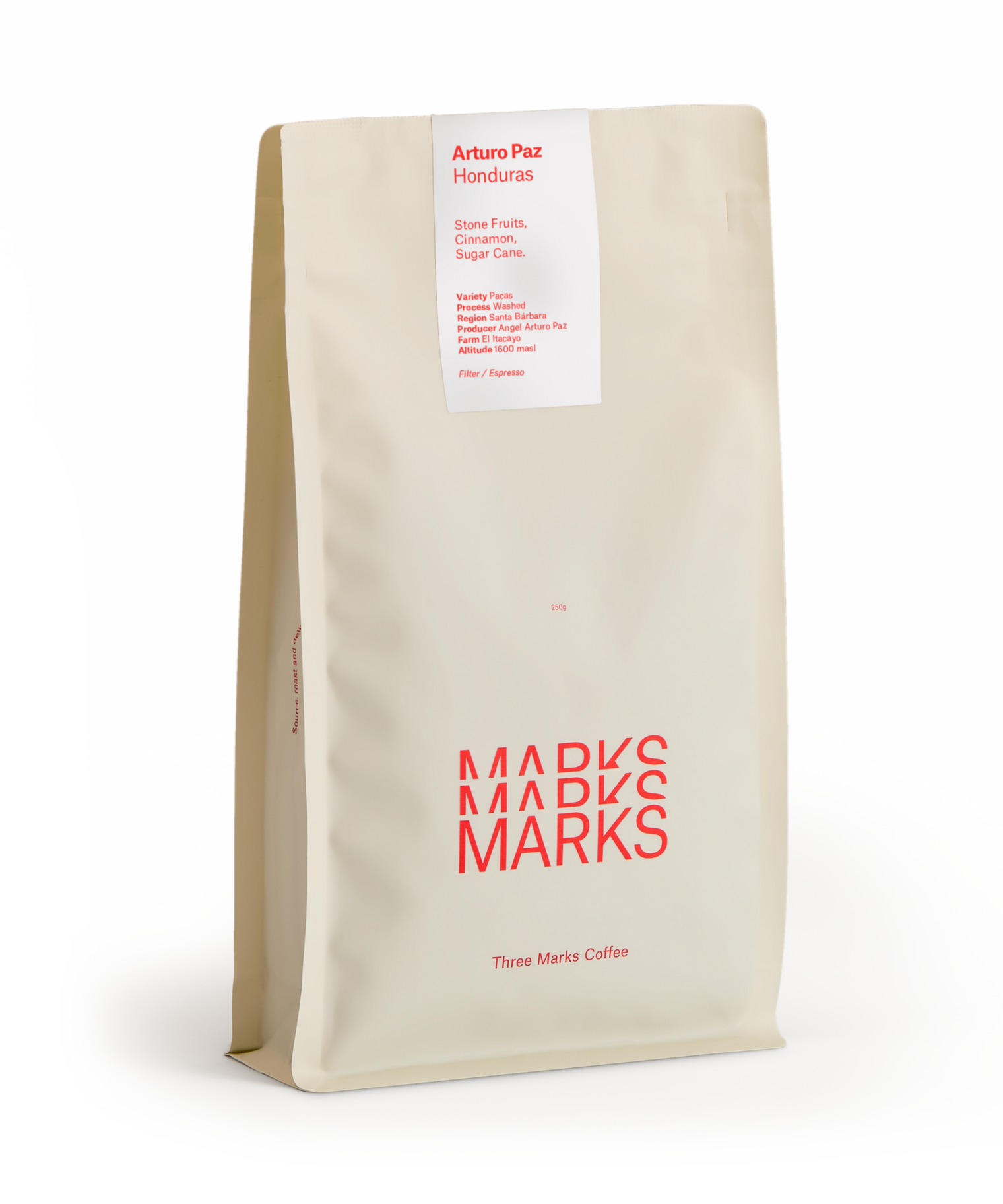 Three Marks Coffee - Arturo Paz - Washed Pacas | Honduras - Sigma Coffee UK