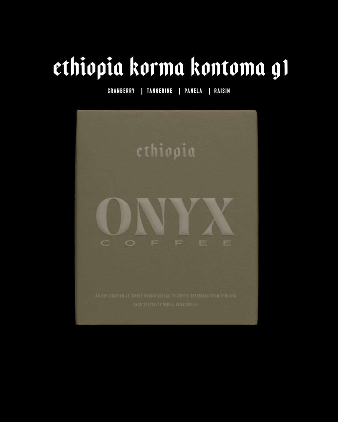 Onyx Coffee - Ethiopia Korma Kontoma G1