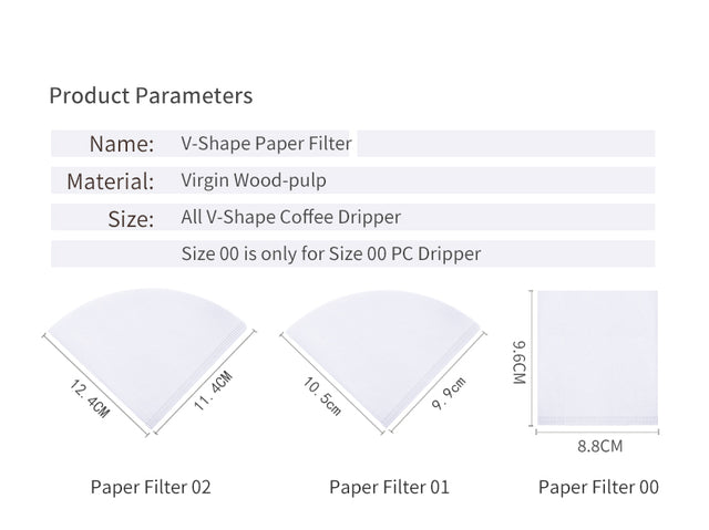 V60 Paper Filters - Timemore - Sigma Coffee UK