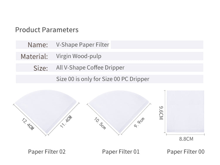 V60 Paper Filters - Timemore - Sigma Coffee UK