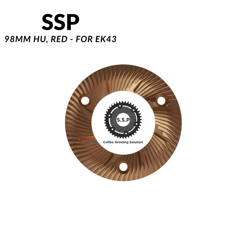 SSP High Uniformity (98mm HU, Red Speed) Burrs - For Mahlkonig EK43/EK43s - Sigma Coffee UK