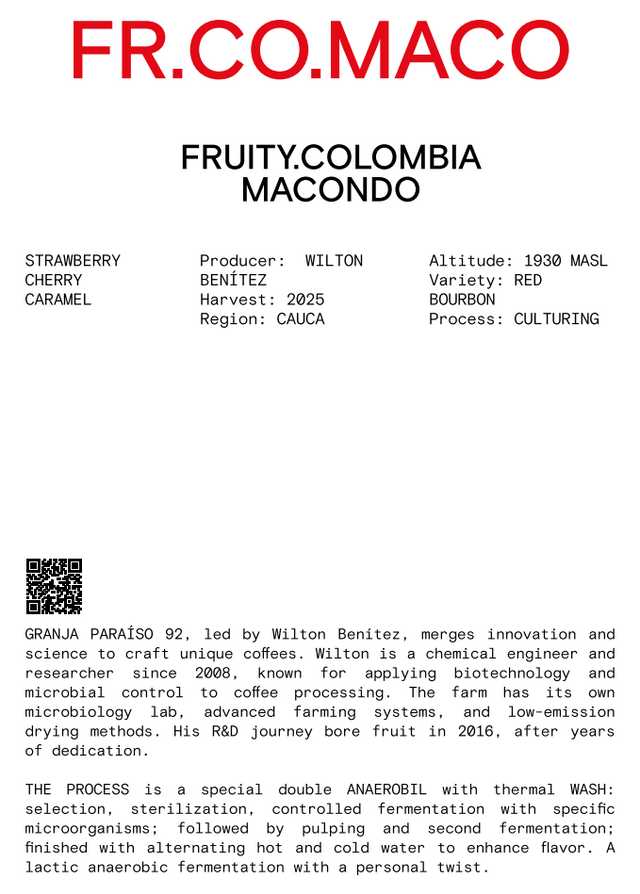 Nomad - Fruity, Colombia - Anaerobic Lactic with Thermal Shock