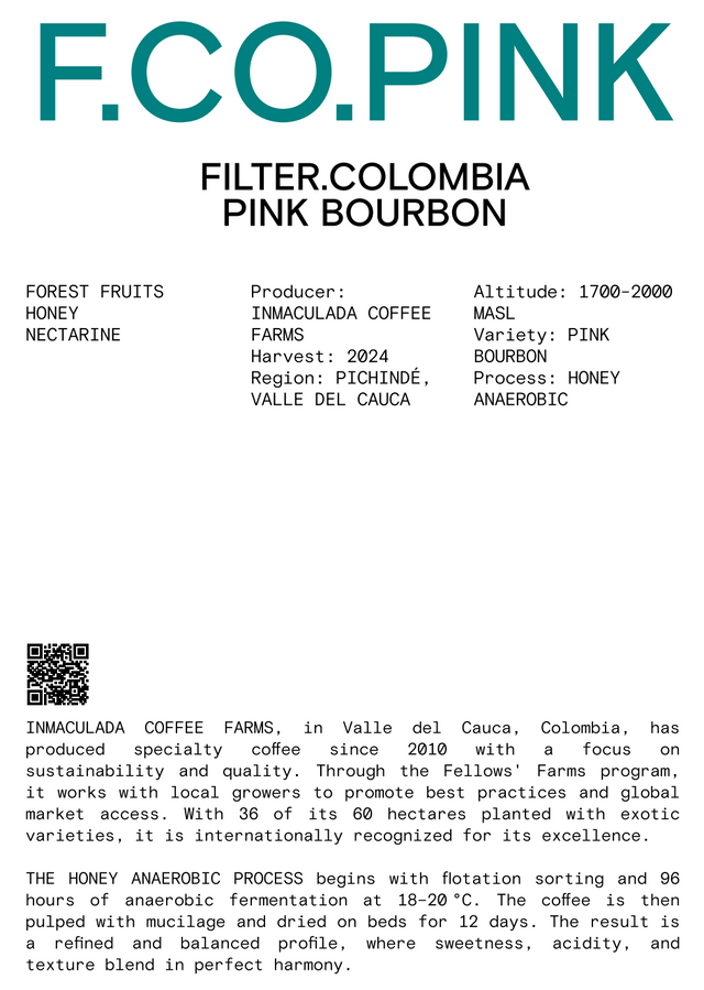 Nomad - Filter, Colombia Pink Bourbon