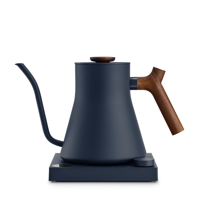 Fellow Stagg EKG Pro Electric Pour-Over Kettle (0.9L) – Stone Blue + Walnut