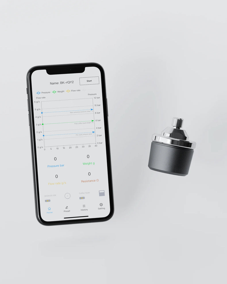 BooKoo Espresso Monitor - Bluetooth Pressure Transducer for E61 Flair58 - Sigma Coffee UK