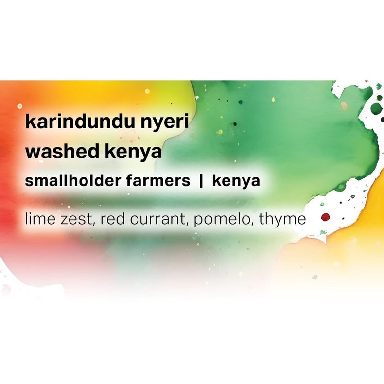 Moonwake Coffee Roasters - Karindundu Nyeri - Smallholder Farmers - Washed Kenya