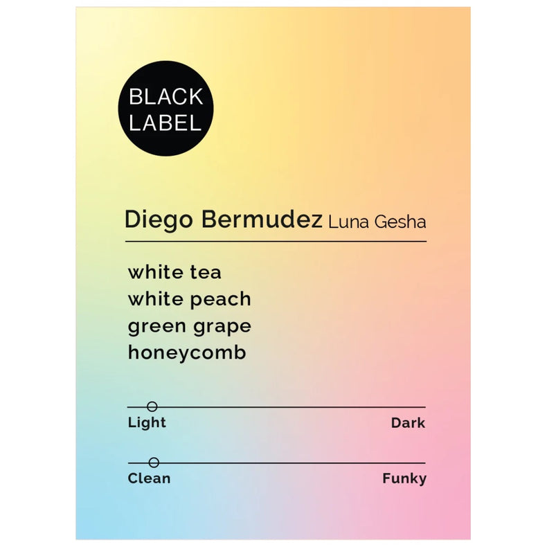 Black & White Roasters - Diego Bermudez - Luna Gesha | Colombia