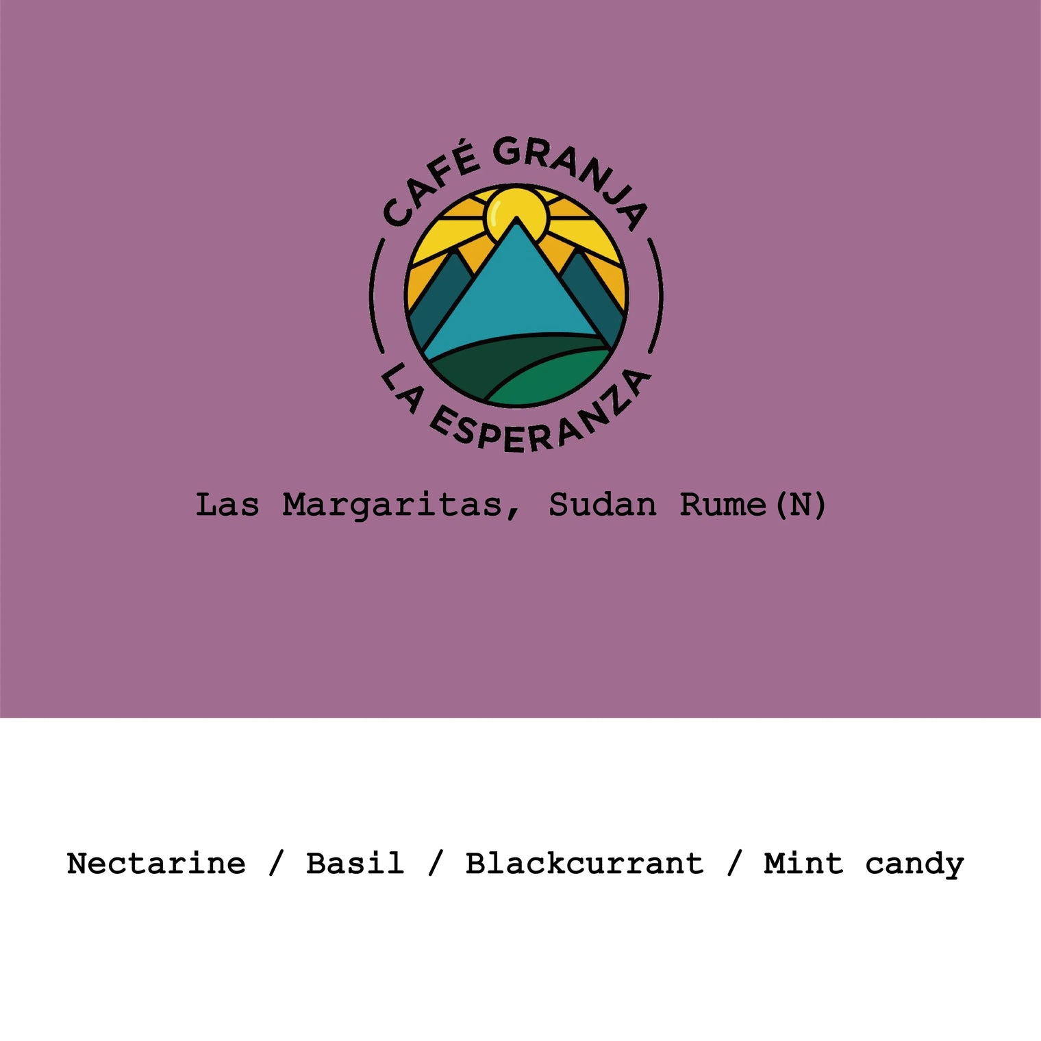 Goût & Co - Colombia, Cafe Granja La Esperanza Las Margaritas, Sudan Rume Natural - Sigma Coffee UK