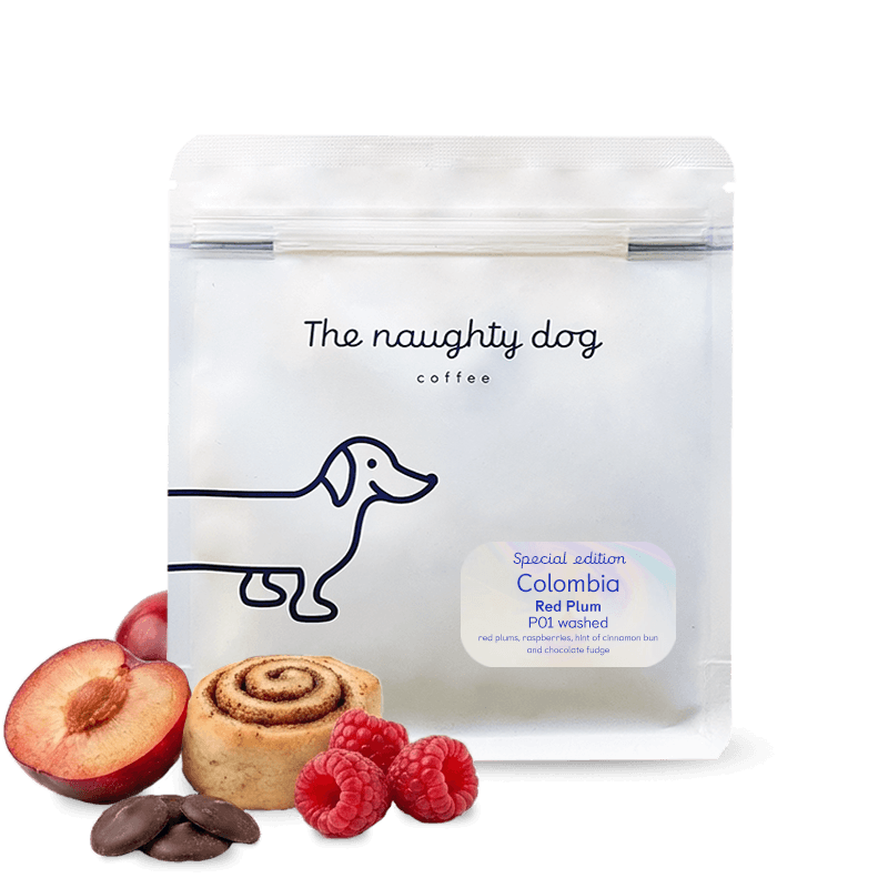 The Naughty Dog - Colombia Red Plum P01 - Washed Castillo | Colombia