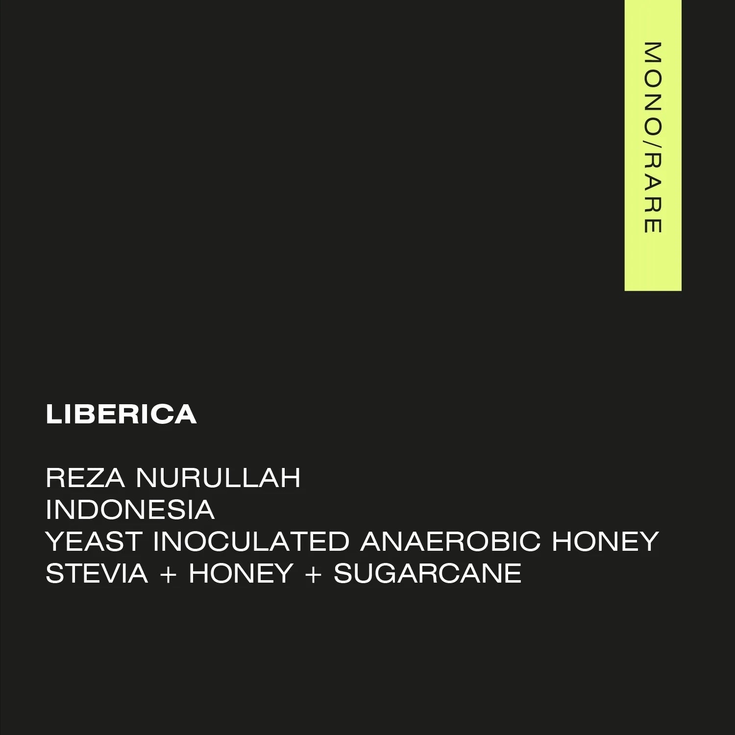 Reza Nurullah Yeast Inoculated Anaerobic Honey Liberica | Indonesia