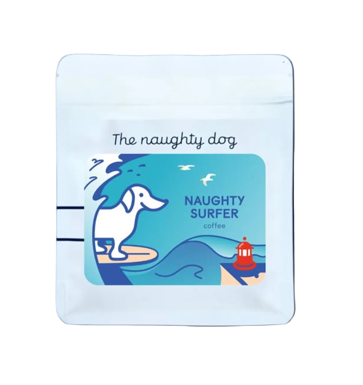 The Naughty Dog - Naughty Surfer - Sigma Coffee UK