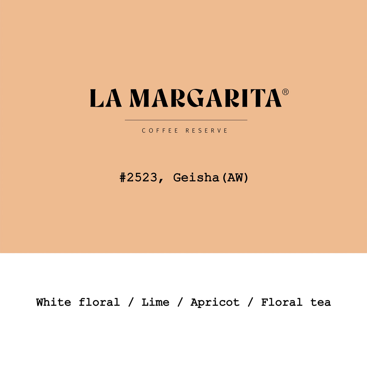 Goût & Co - Peru La Margarita, Geisha Lot #2523 Anaerobic Washed - Sigma Coffee UK
