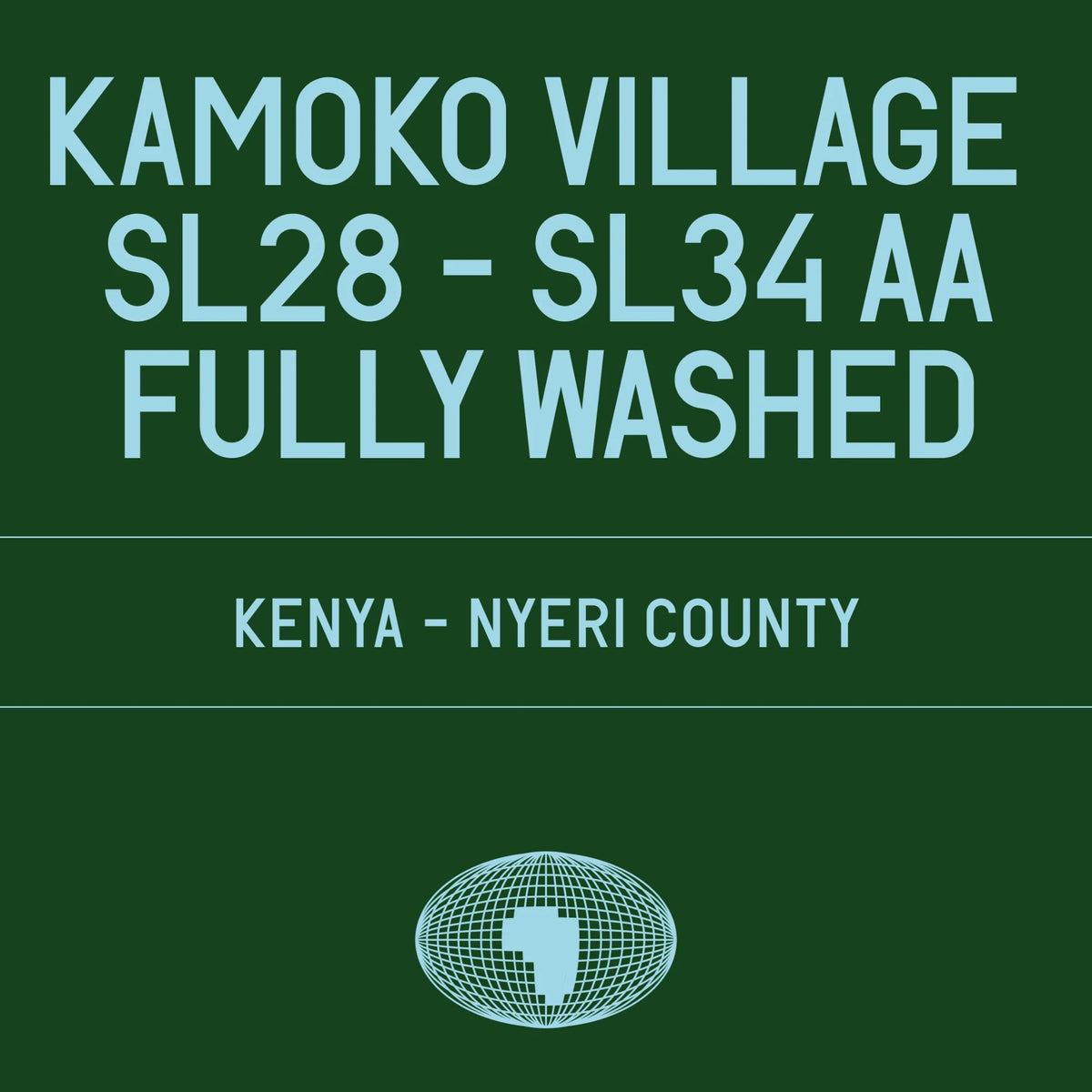 Datura Coffee - Kamoko Village SL28 - SL34 AA Fully Washed | Kenya
