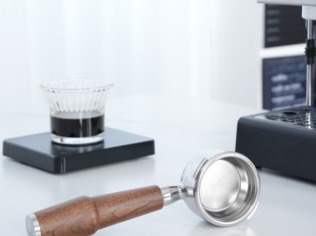 KNODOS Bottomless Portafilter | Rosewood / Walnut - Sigma Coffee UK
