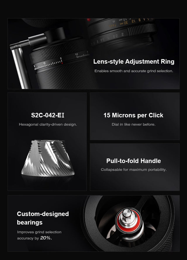 Timemore Chestnut S3 Manual Coffee Grinder - Sigma Coffee UK