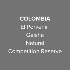 OMA - El Porvenir, Geisha Natural Competition Reserve | Colombia - Sigma Coffee UK
