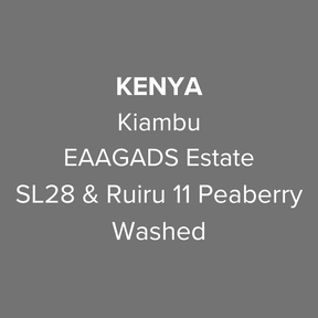 OMA - EAAGADS Estate, SL28 & Ruiru 11 Peaberry Washed | Kenya - Sigma Coffee UK