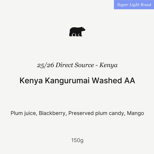Big Sur - 25/26 New Season Kangurumai Washed AA | Kenya