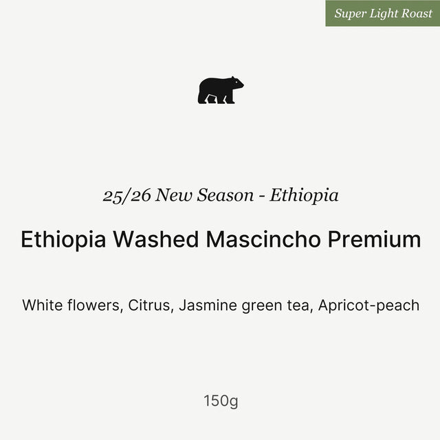 Big Sur - 25/26 New Season Washed Mascincho Premium | Ethiopia