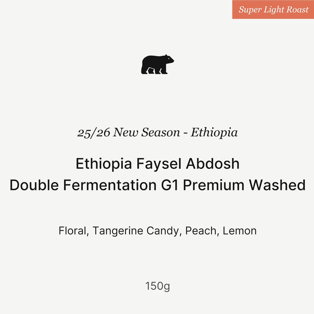 Big Sur - 25/26 New Season  Faysel Abdosh Double Fermentation G1 Washed | Ethiopia