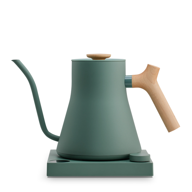Fellow Stagg EKG Pro Electric Pour-Over Kettle (0.9L) – Smoke Green + Maple