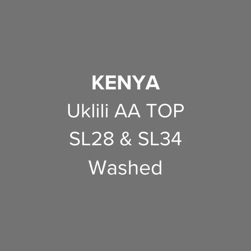 OMA - Uklili AA TOP SL28 & SL34 Washed | Kenya - Sigma Coffee UK