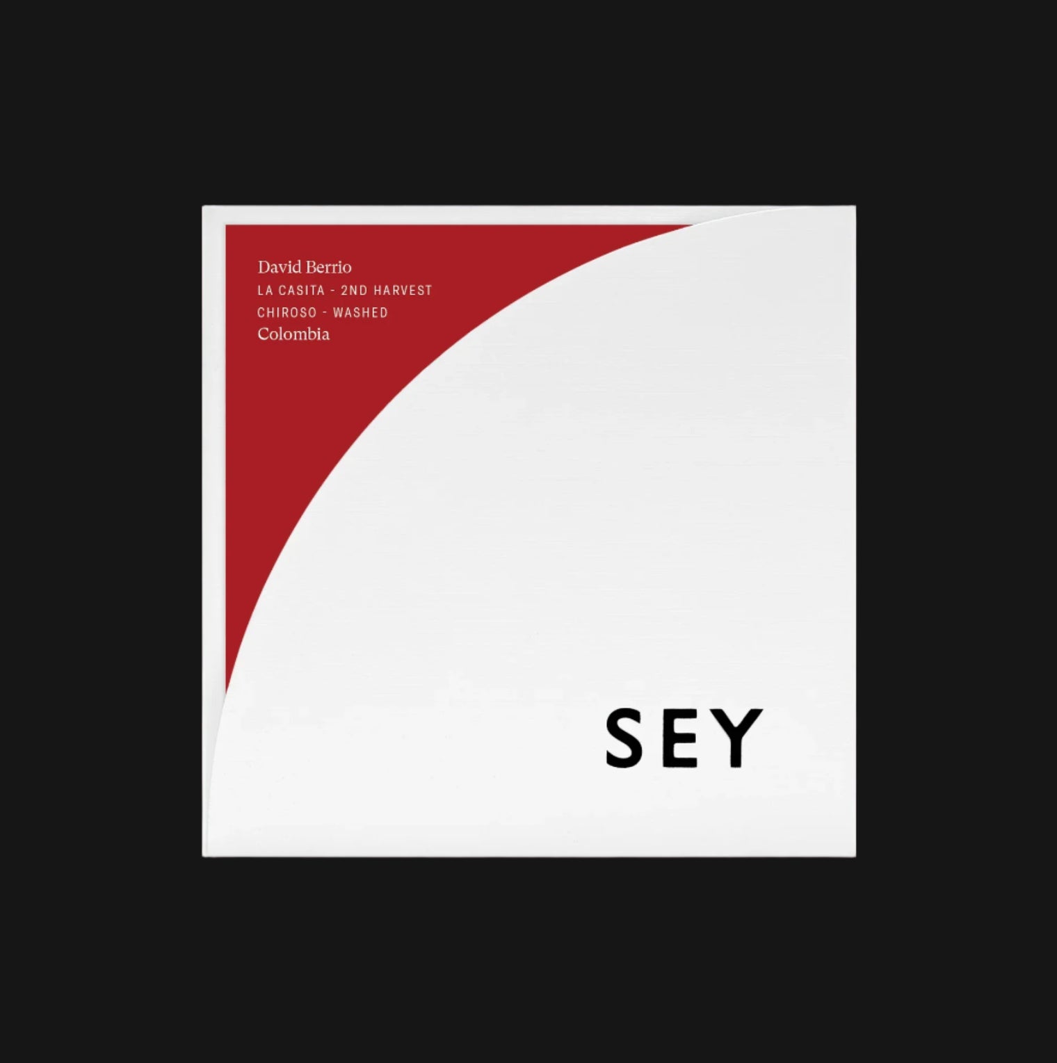 SEY -  David Berrio, La Casita 2nd Harvest - Washed Chiroso | Colombia (250g)
