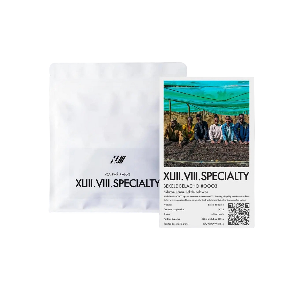 XLIII Coffee - Bekele Belacho #0003 Natural 74158 | Ethiopia