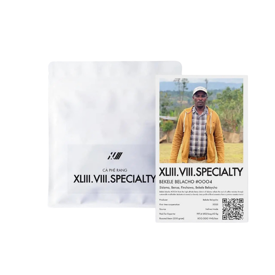 XLIII Coffee - Bekele Belacho #0004 White Honey 74158 | Ethiopia