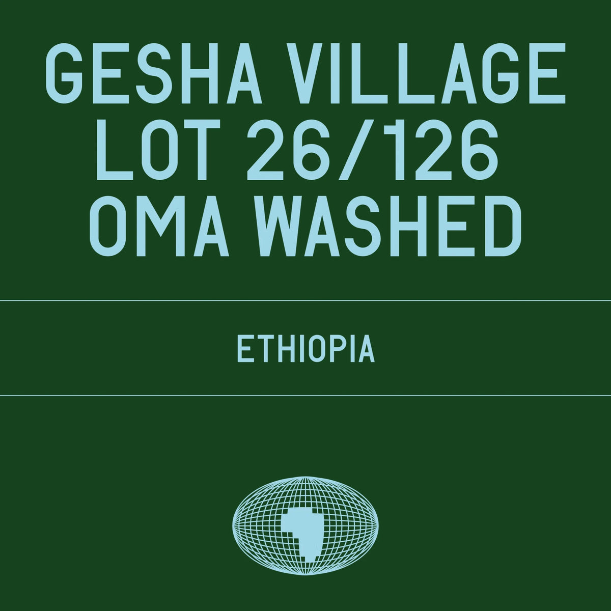 Datura Coffee - Gesha Village - Lot 26/126 Oma Washed