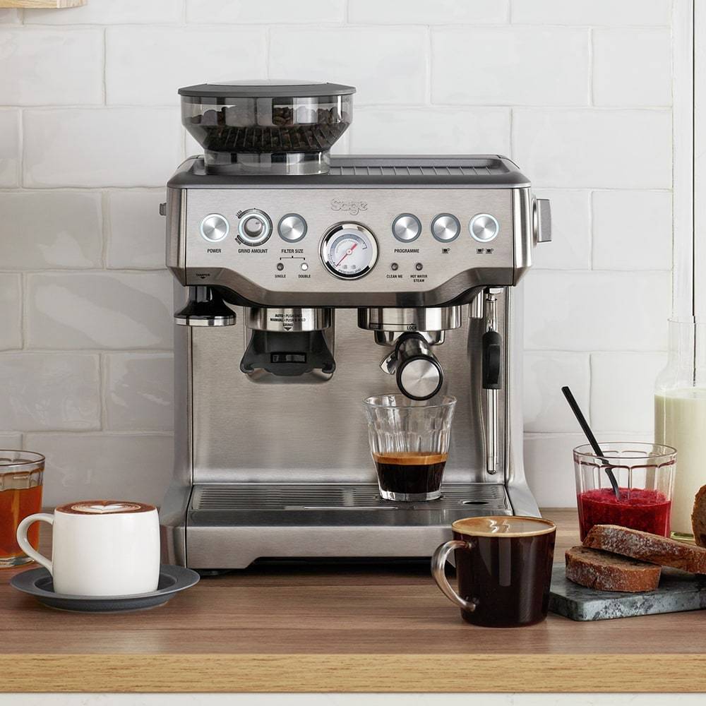 Sage The Barista Express Espresso Machine With Temp Control Milk Jug - Sigma Coffee UK