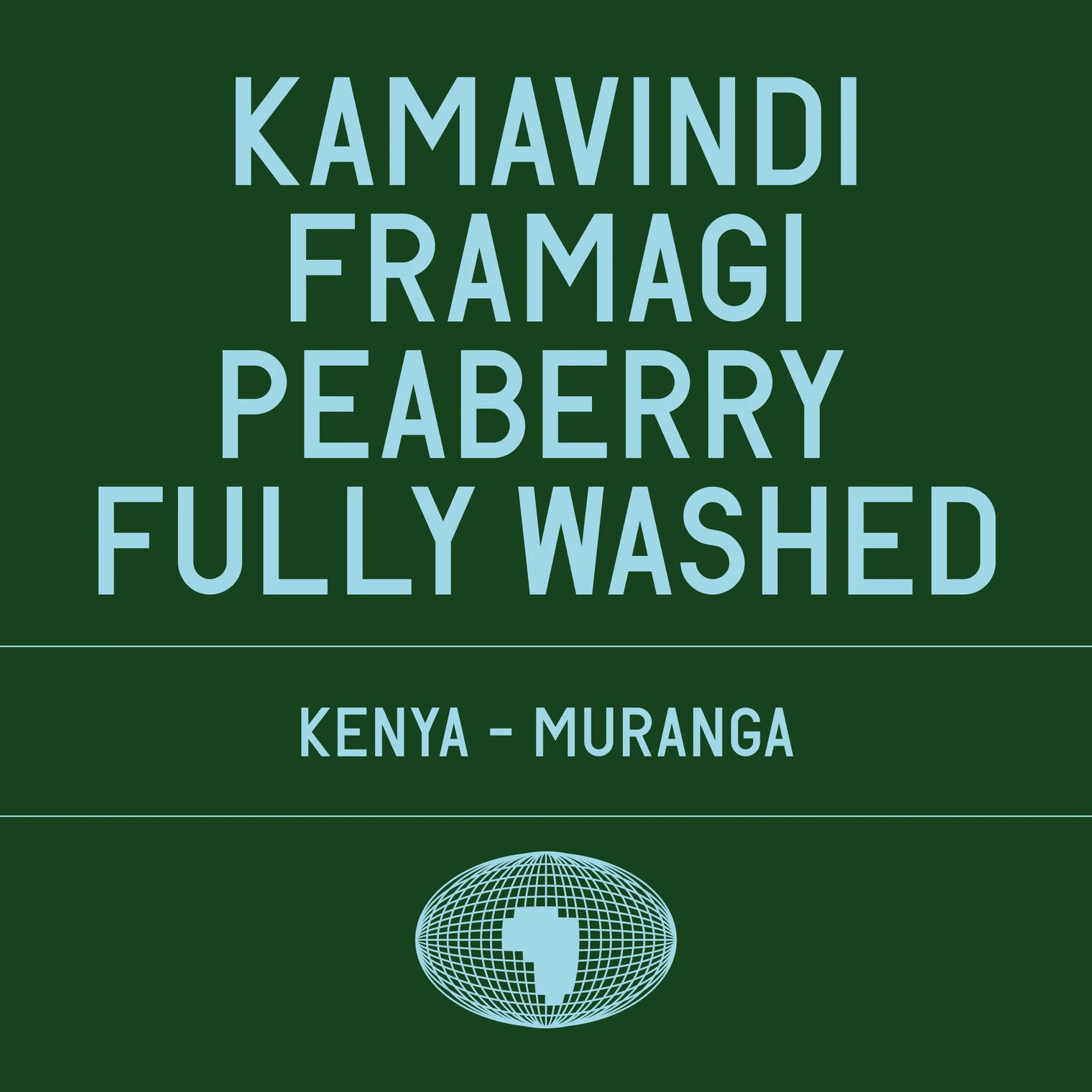 Datura | Kamavindi - Framagi - Fully Washed Peaberry (200g)