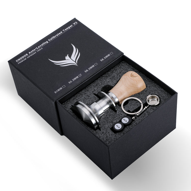 KNODOS Portafilter Auto-Levelling Spring Tamper - Sigma Coffee UK