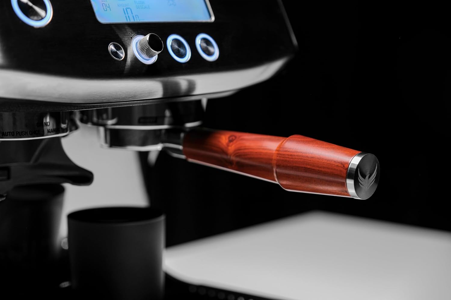 KNODOS Bottomless Portafilter with Dosing Funnel Bundle | Rosewood Handle - Sigma Coffee UK